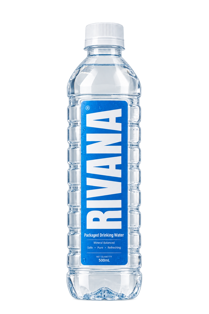 RIVANA packaged drinking water bottle, 500 millilitres